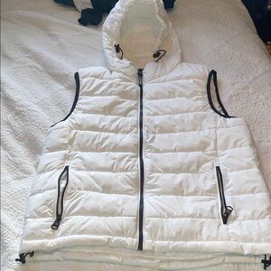 Calvin Klein White Puffer Vest
